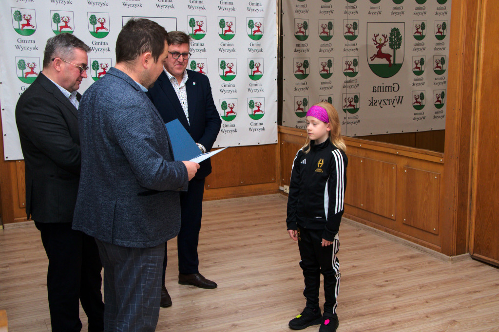 Nagrody i gratulacje dla sportowców z Gminy Wyrzysk