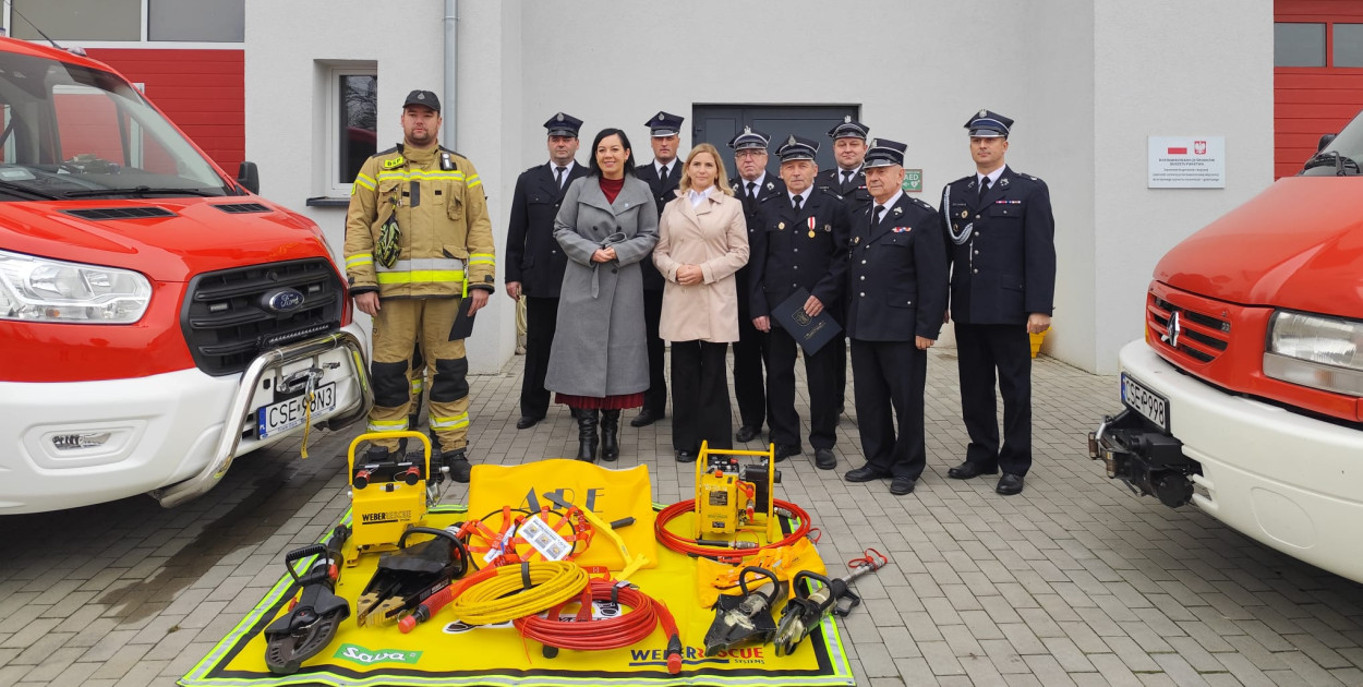 Narzędzia hydrauliczne dla OSP Kamień Krajeński i OSP Orzełek