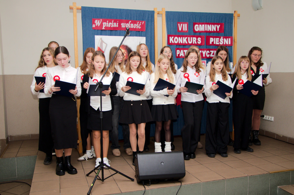 Gmina Wyrzysk: VII Gminny Konkurs Pieśni Patriotycznej w Falmierowie
