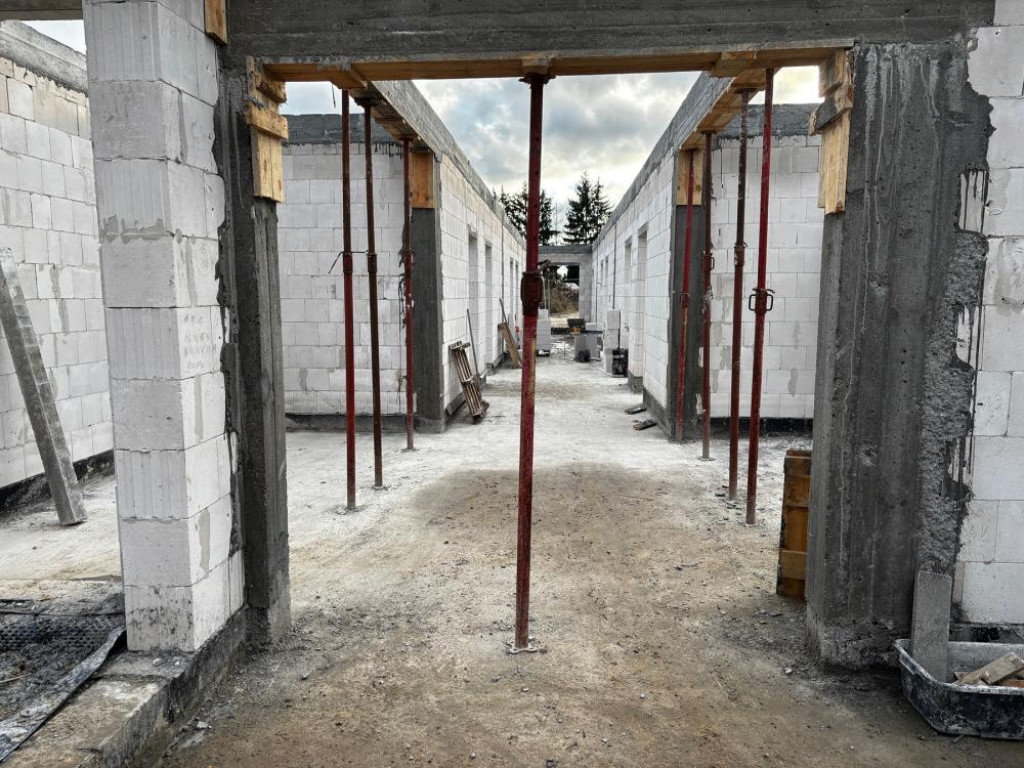 Człuchów: Zobacz postęp prac na budowie Centrum Opiekuńczo–Mieszkalnego