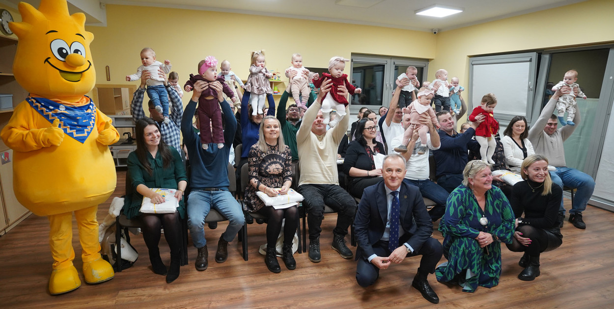 Powitanie małych mieszkańców gminy Sępólno Krajeńskie