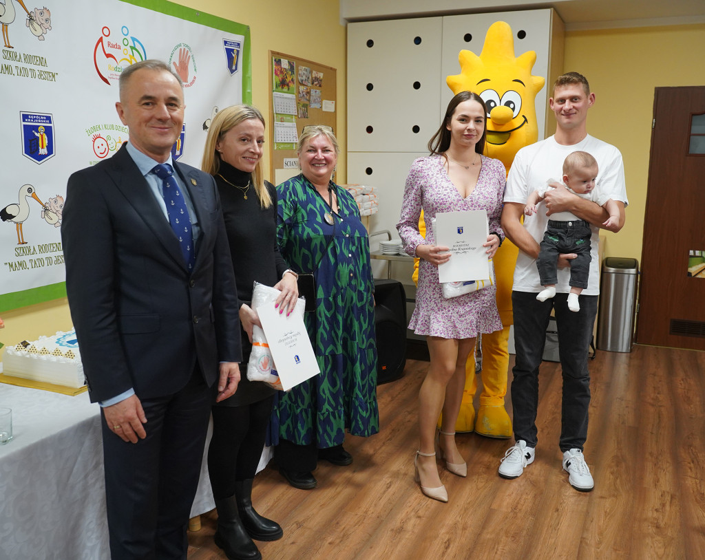 Powitanie małych mieszkańców gminy Sępólno Krajeńskie