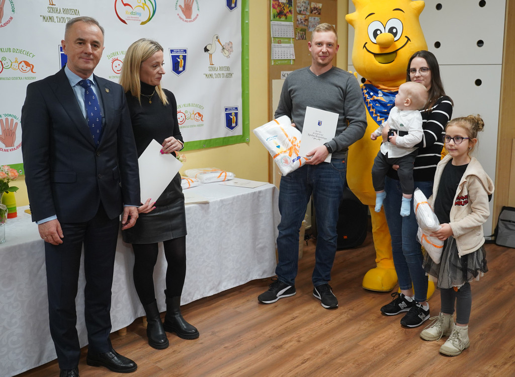 Powitanie małych mieszkańców gminy Sępólno Krajeńskie