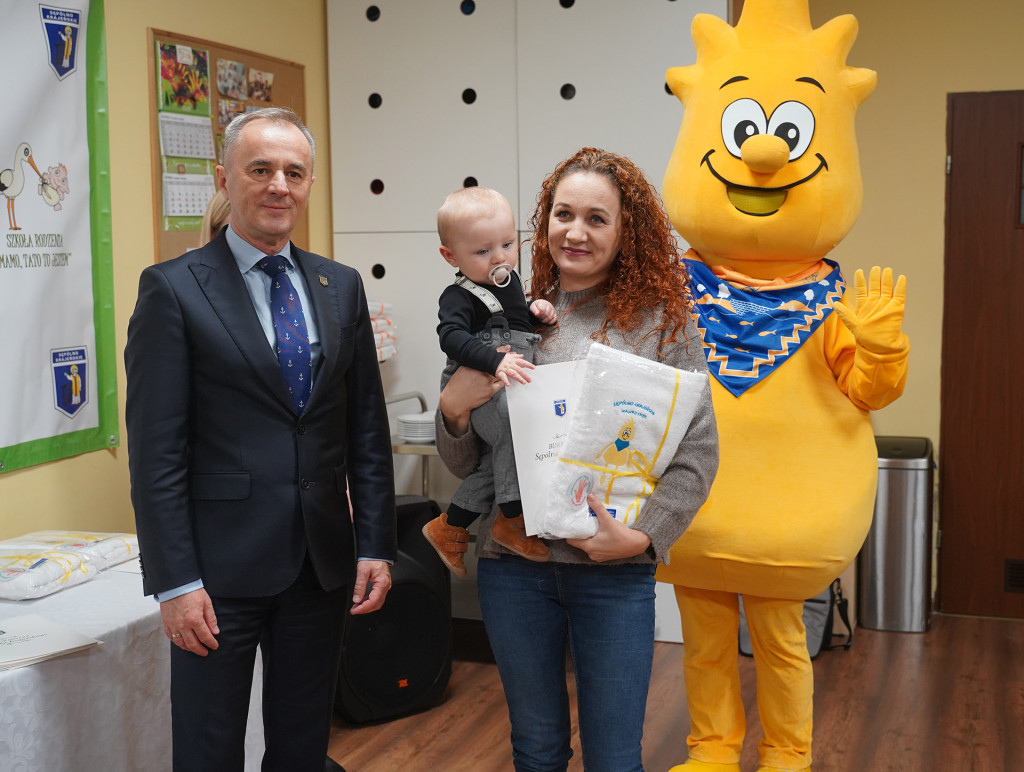 Powitanie małych mieszkańców gminy Sępólno Krajeńskie