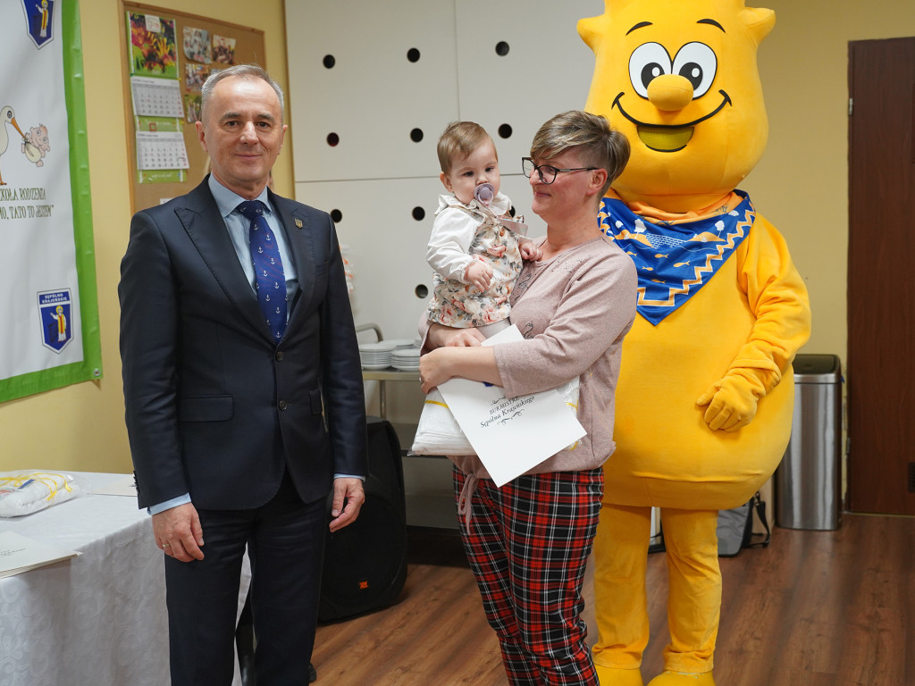 Powitanie małych mieszkańców gminy Sępólno Krajeńskie