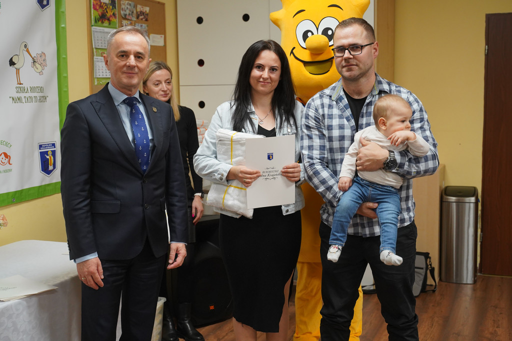 Powitanie małych mieszkańców gminy Sępólno Krajeńskie