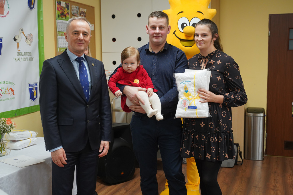 Powitanie małych mieszkańców gminy Sępólno Krajeńskie