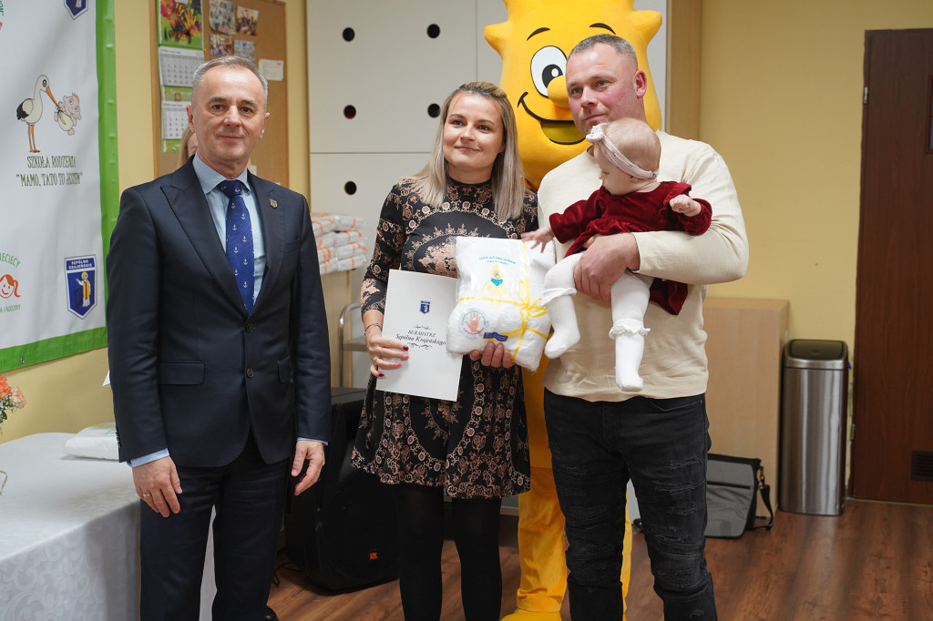 Powitanie małych mieszkańców gminy Sępólno Krajeńskie