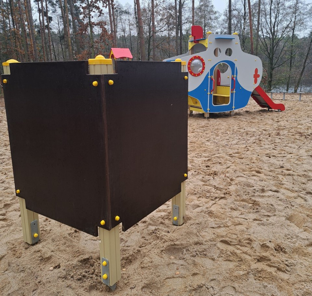 Gmina Krajenka: Wesoły Plac Zabaw nad Jeziorem Wapieńskim gotowy