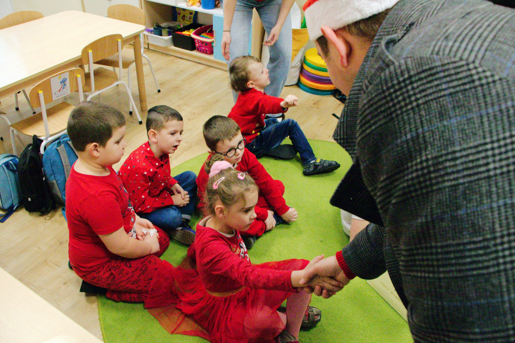 Najmłodsi mieszkańcy Gminy Wyrzysk spotkali się z Mikołajem