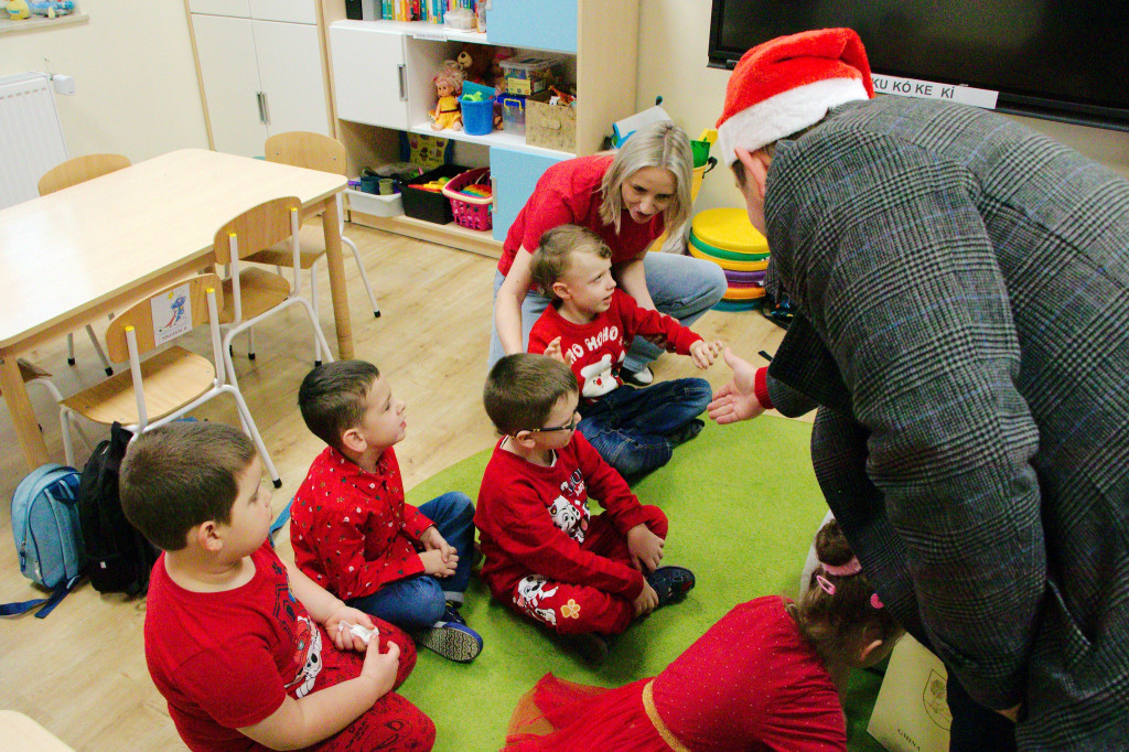 Najmłodsi mieszkańcy Gminy Wyrzysk spotkali się z Mikołajem