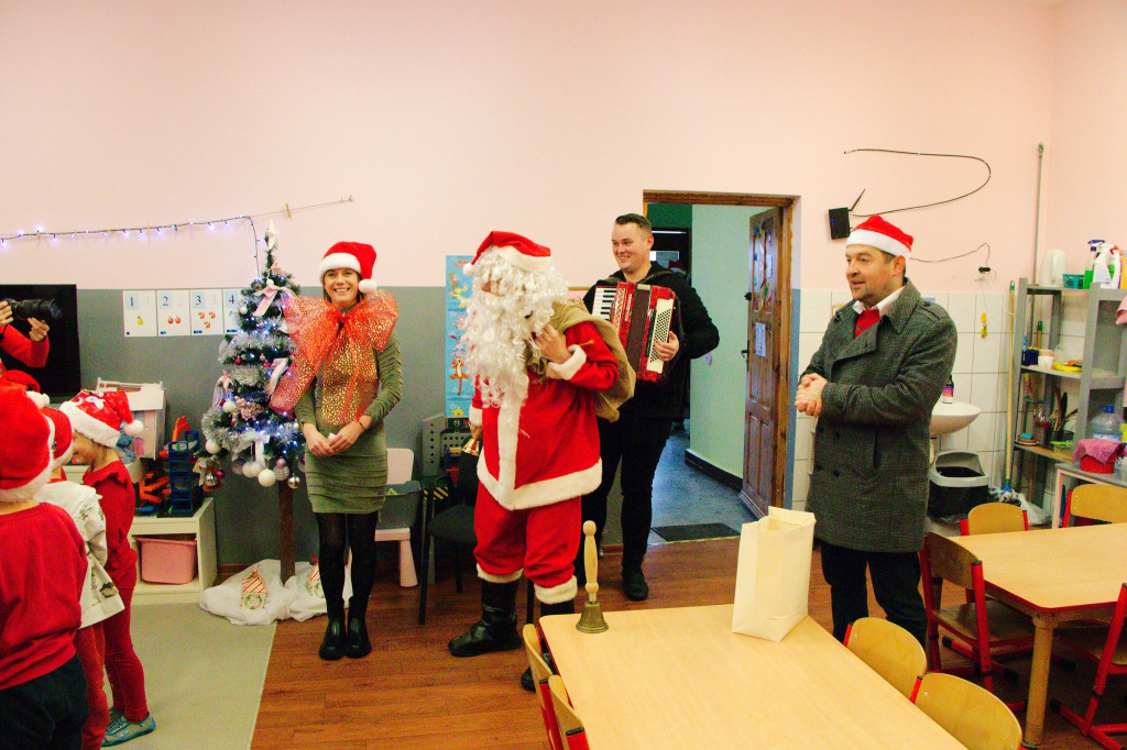 Najmłodsi mieszkańcy Gminy Wyrzysk spotkali się z Mikołajem