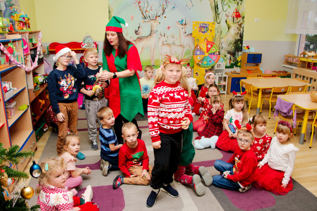 Najmłodsi mieszkańcy Gminy Wyrzysk spotkali się z Mikołajem