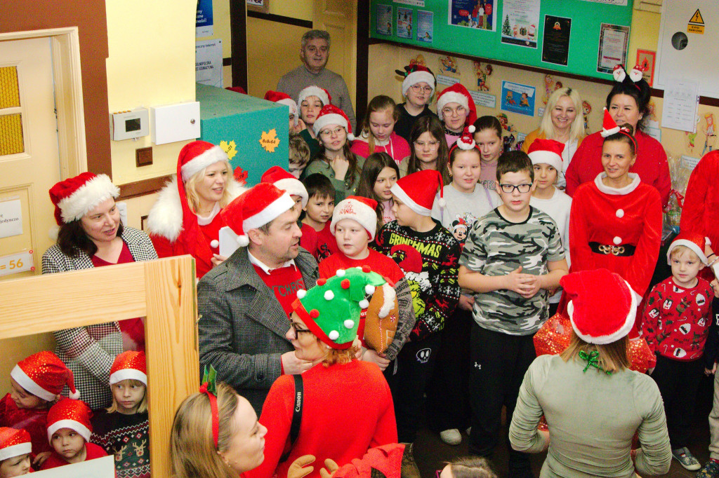Najmłodsi mieszkańcy Gminy Wyrzysk spotkali się z Mikołajem