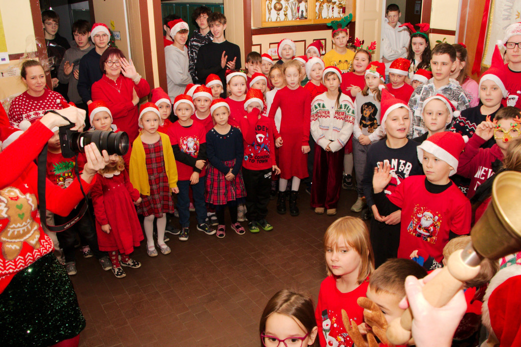 Najmłodsi mieszkańcy Gminy Wyrzysk spotkali się z Mikołajem