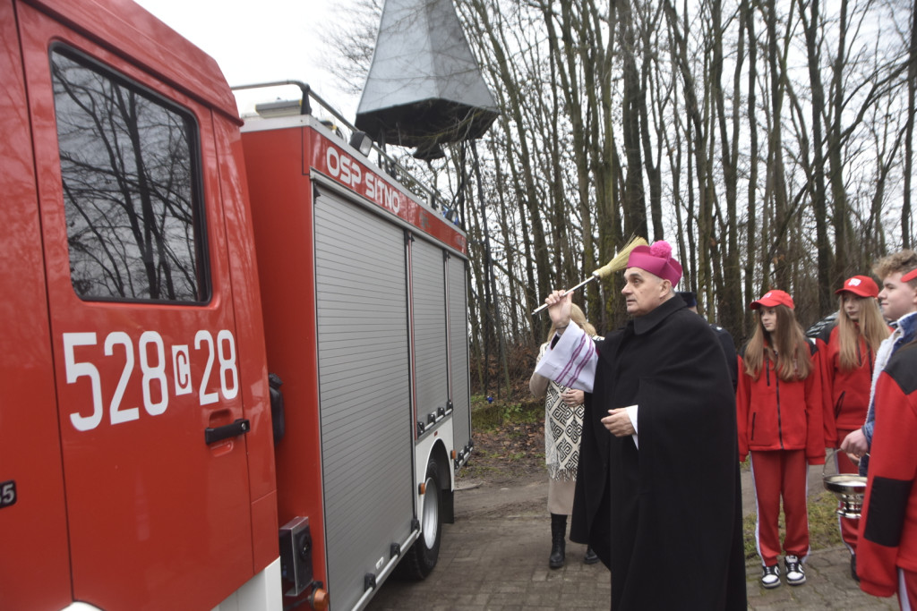 Gmina Sośno: Uroczystość poświęcenia wozu bojowego OSP Sitno