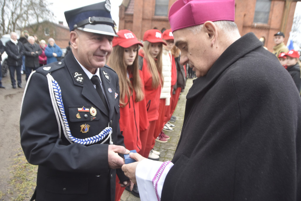 Gmina Sośno: Uroczystość poświęcenia wozu bojowego OSP Sitno