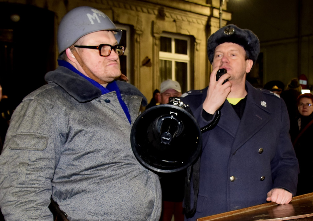 Inscenizacja w rocznicę stanu wojennego w Sępólnie Krajeńskim