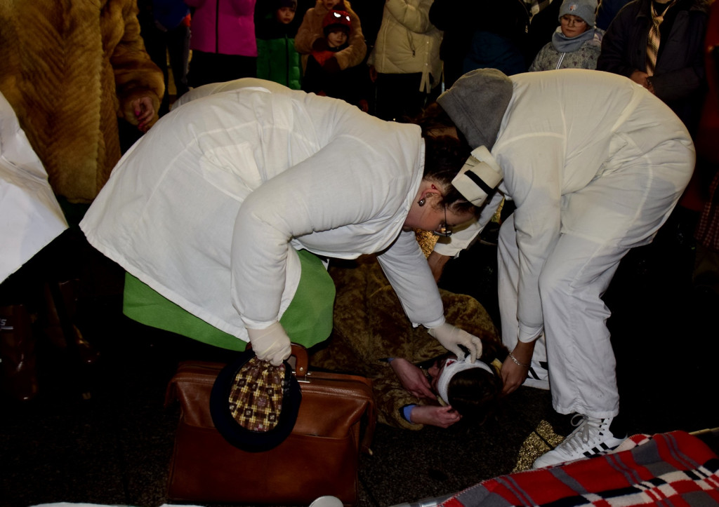 Inscenizacja w rocznicę stanu wojennego w Sępólnie Krajeńskim