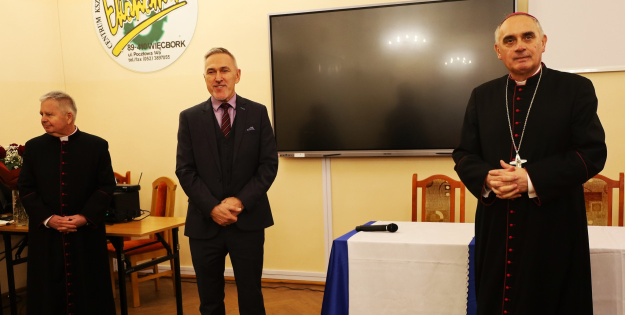 Więcbork: Odwiedziny ks. bp Krzysztofa Włodarczyka
