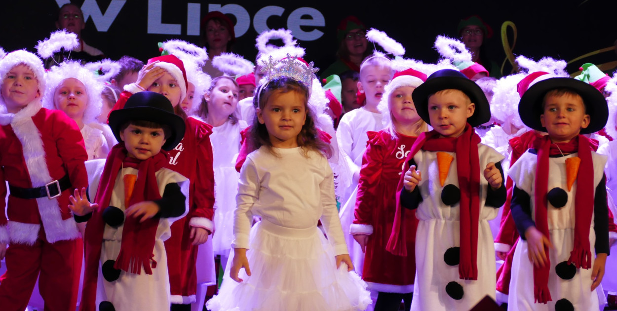 Przepiękny świąteczny koncert przygotowany przez przedszkolaki z Lipki