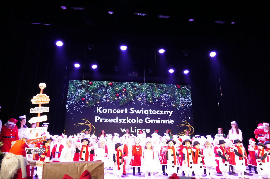 Przepiękny świąteczny koncert przygotowany przez przedszkolaki z Lipki