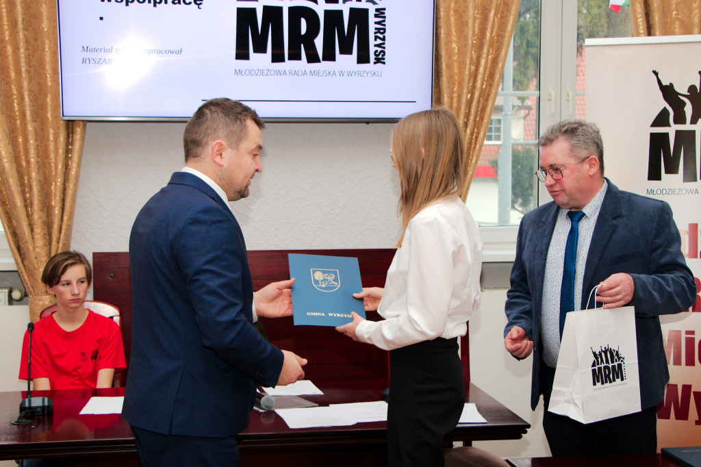 I Sesja Młodzieżowej Rady Miejskiej w Wyrzysku