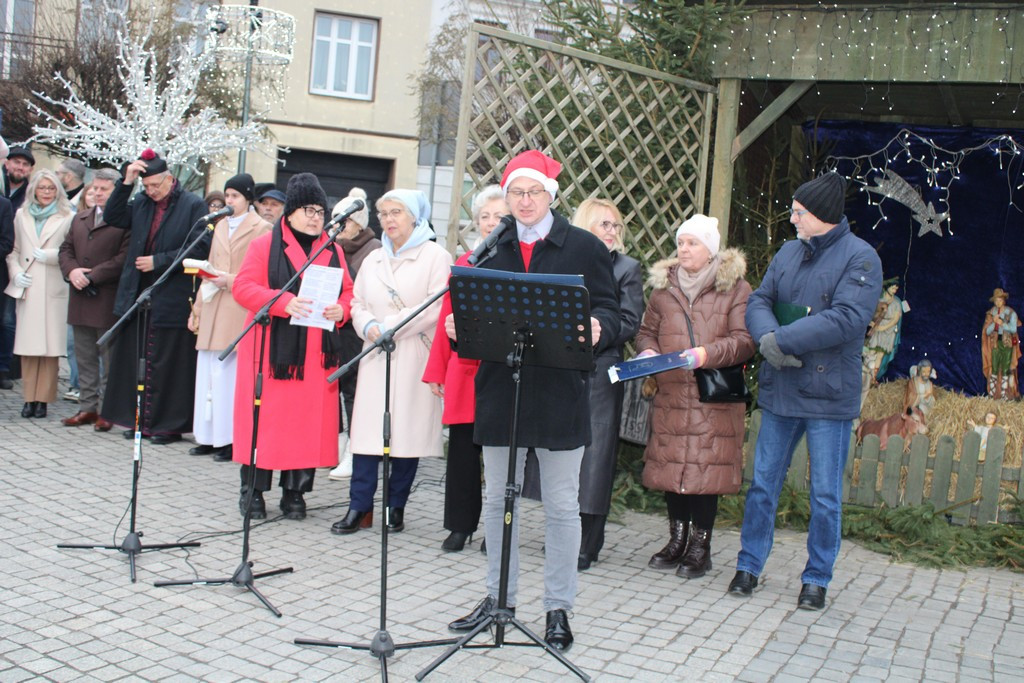 Mrocza: Uroczyste otwarcie Szopki Bożonarodzeniowej
