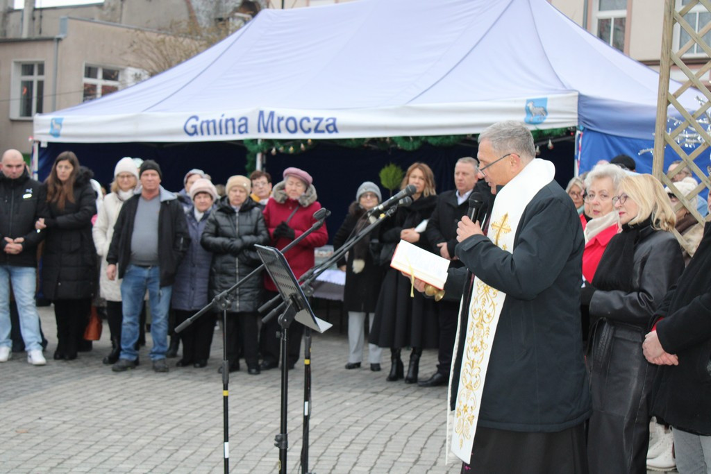 Mrocza: Uroczyste otwarcie Szopki Bożonarodzeniowej