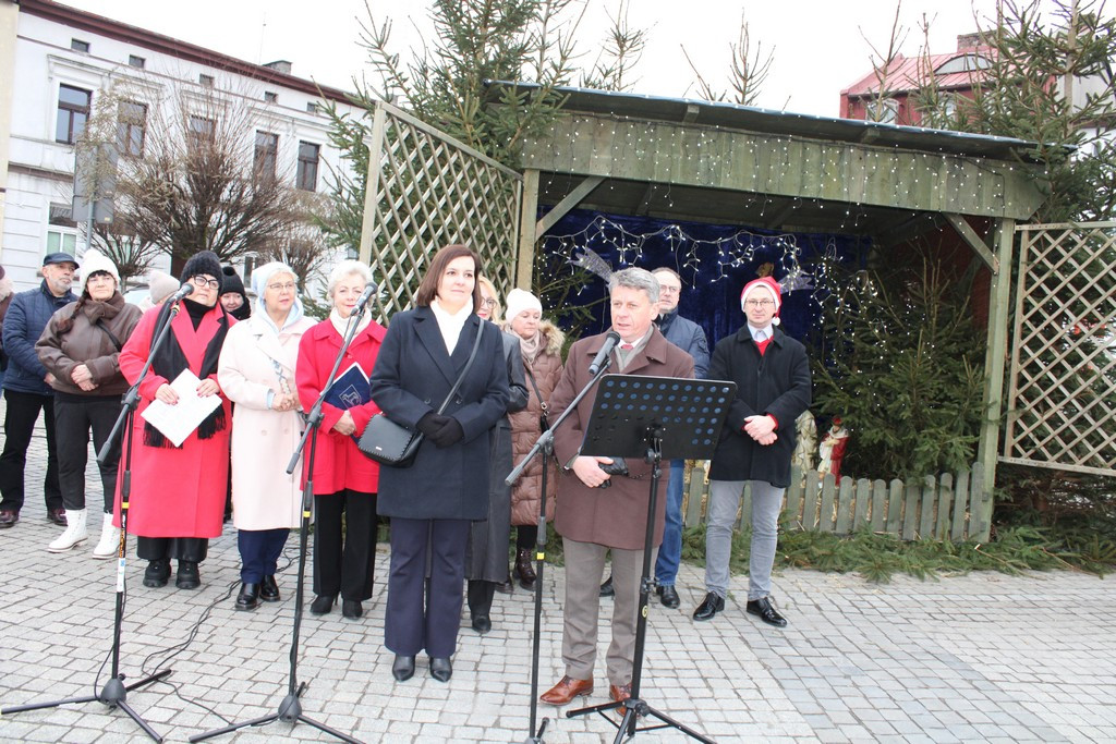 Mrocza: Uroczyste otwarcie Szopki Bożonarodzeniowej