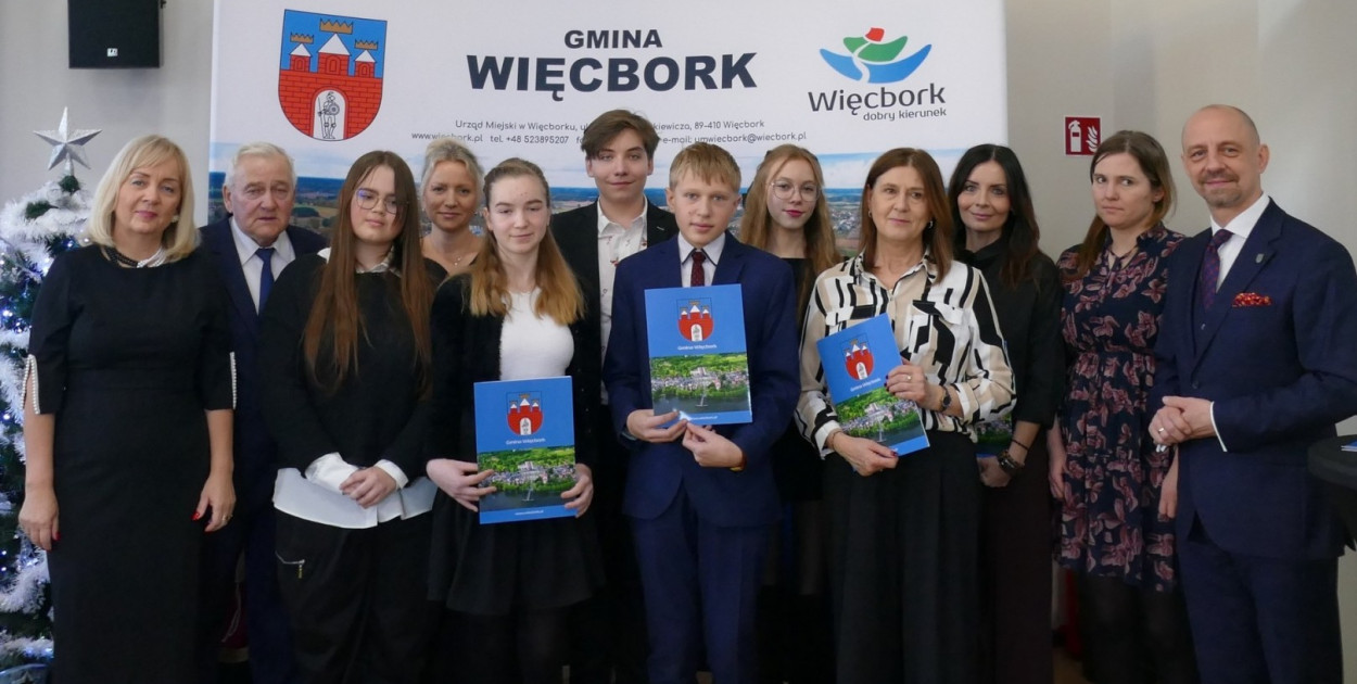 Złote Pióro Przewodniczącej Rady Miejskiej w Więcborku i Burmistrza Więcborka