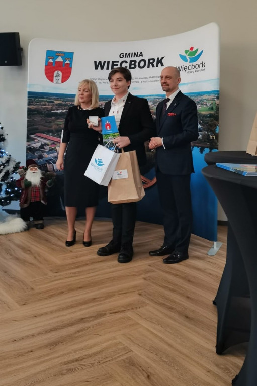 Złote Pióro Przewodniczącej Rady Miejskiej w Więcborku i Burmistrza Więcborka