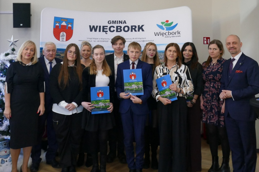 Złote Pióro Przewodniczącej Rady Miejskiej w Więcborku i Burmistrza Więcborka