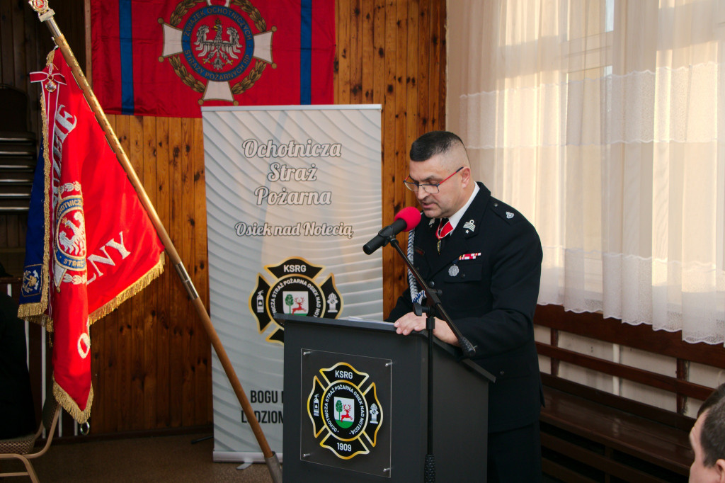 Zebranie sprawozdawcze OSP Osiek nad Notecią