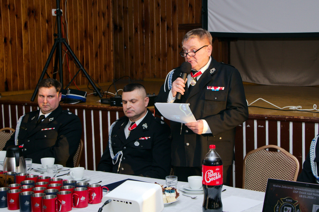Zebranie sprawozdawcze OSP Osiek nad Notecią