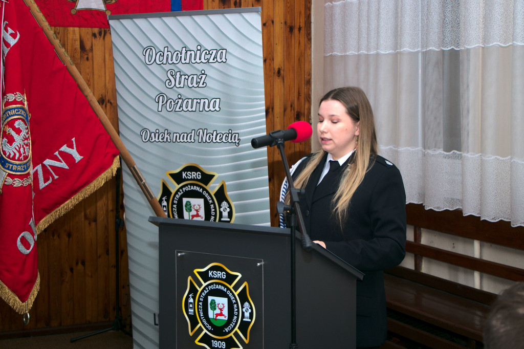 Zebranie sprawozdawcze OSP Osiek nad Notecią
