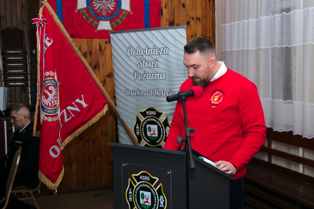 Zebranie sprawozdawcze OSP Osiek nad Notecią