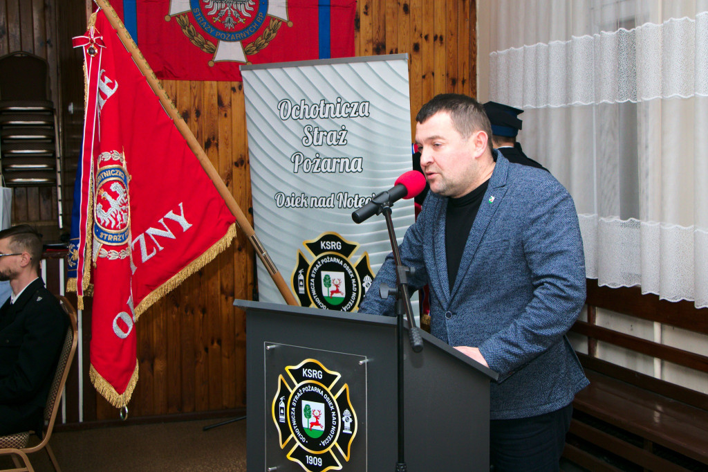 Zebranie sprawozdawcze OSP Osiek nad Notecią