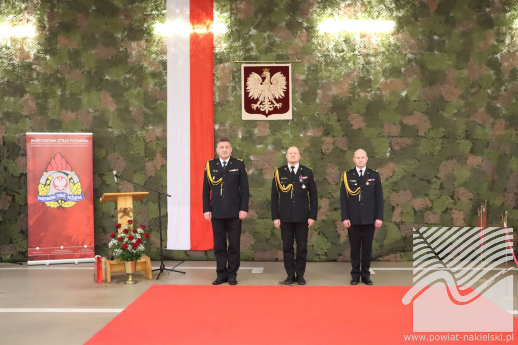 Uroczyste przekazanie obowiązków Komendanta Powiatowego PSP w Nakle nad Notecią