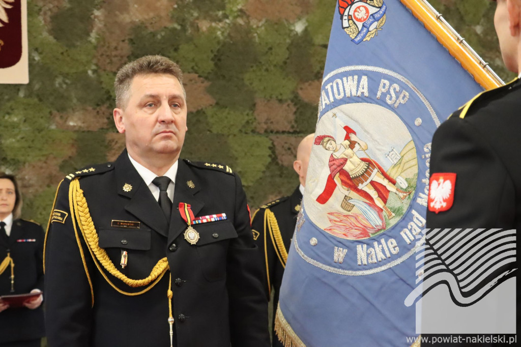 Uroczyste przekazanie obowiązków Komendanta Powiatowego PSP w Nakle nad Notecią