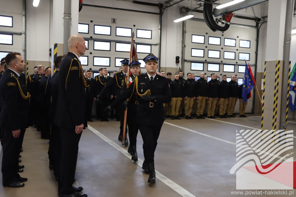 Uroczyste przekazanie obowiązków Komendanta Powiatowego PSP w Nakle nad Notecią