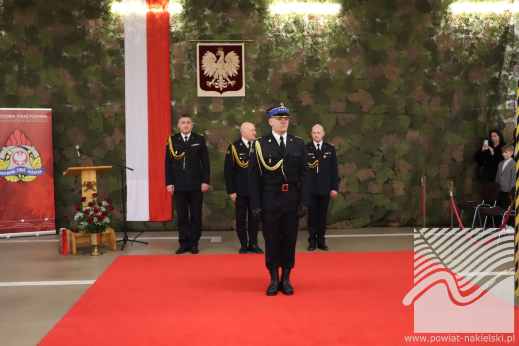 Uroczyste przekazanie obowiązków Komendanta Powiatowego PSP w Nakle nad Notecią