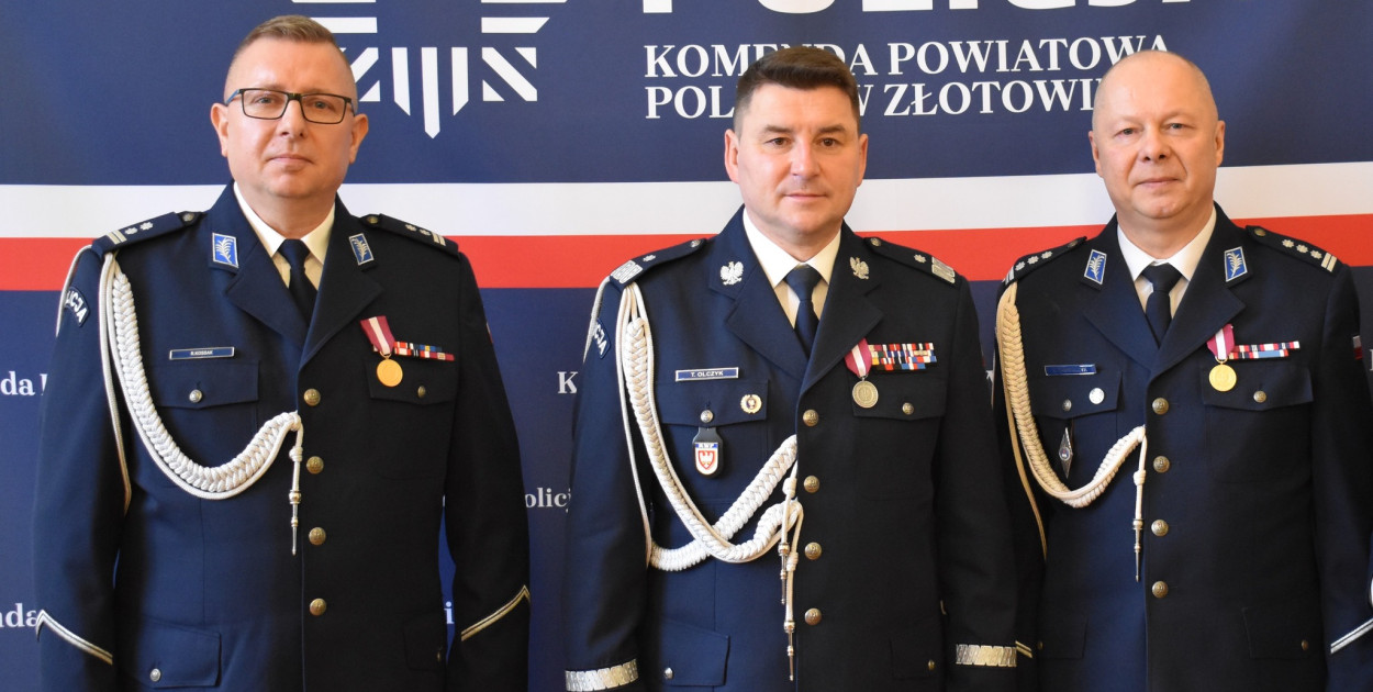 Uroczyste przekazanie obowiązków Komendanta Powiatowego Policji w Złotowie