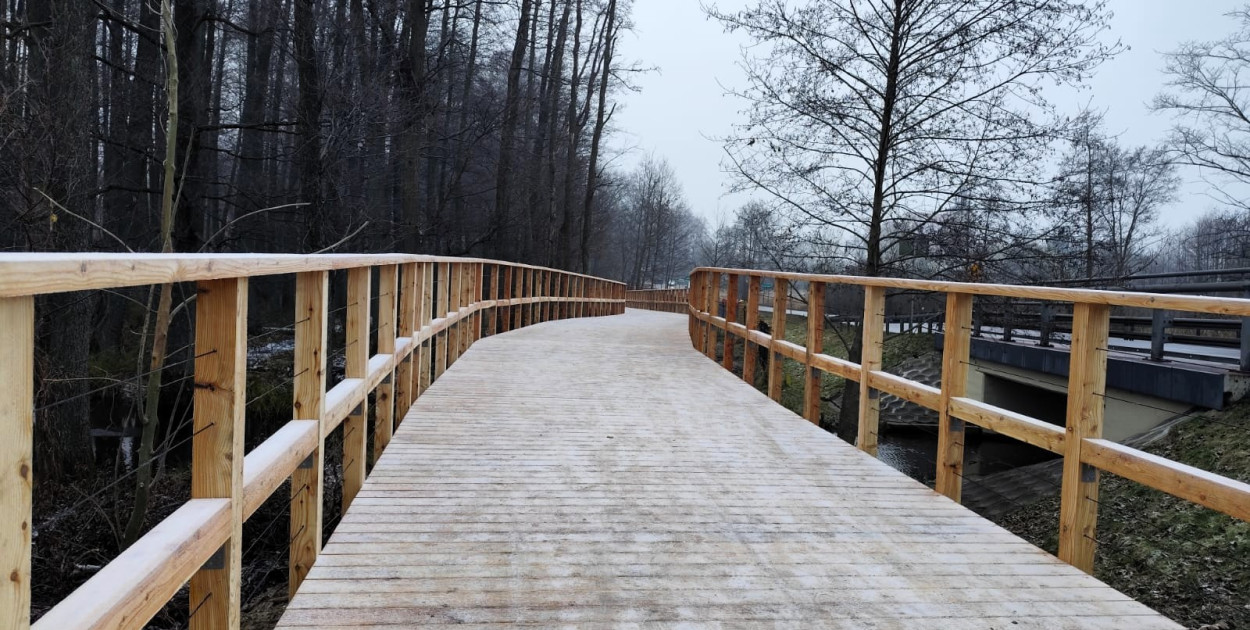 Gmina Kamień Krajeński: Budowa ścieżki pieszo-rowerowej w Zamartem zakończona