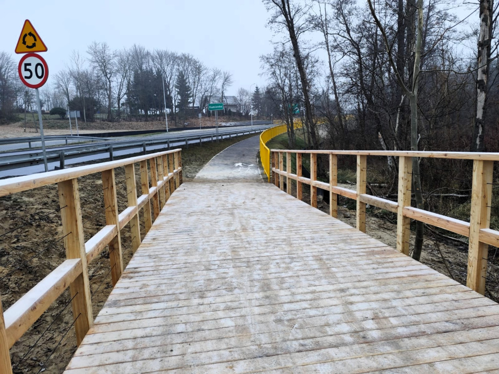 Gmina Kamień Krajeński: Budowa ścieżki pieszo-rowerowej w Zamartem zakończona