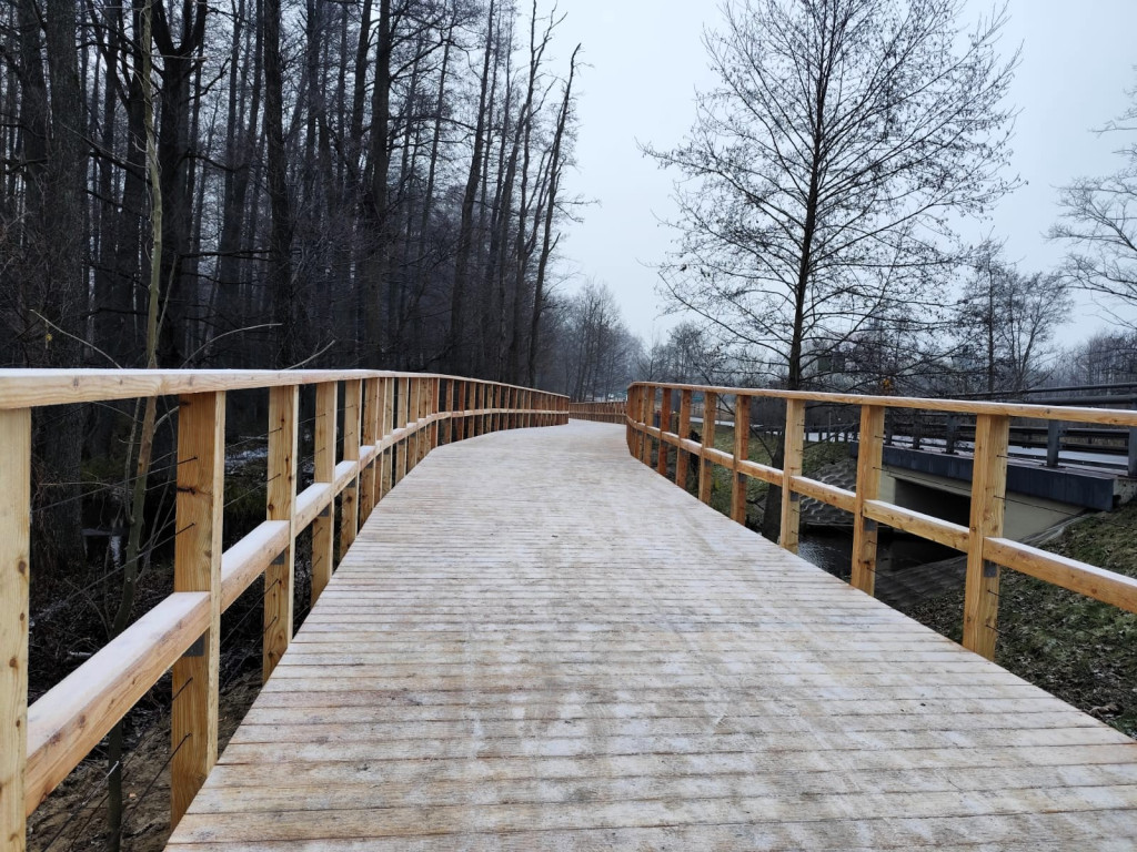 Gmina Kamień Krajeński: Budowa ścieżki pieszo-rowerowej w Zamartem zakończona