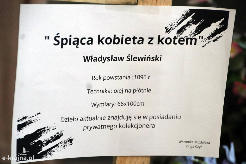 Sypniewo: Igraszki ze sztuką w ZSCKR - wystawa żywych obrazów 2