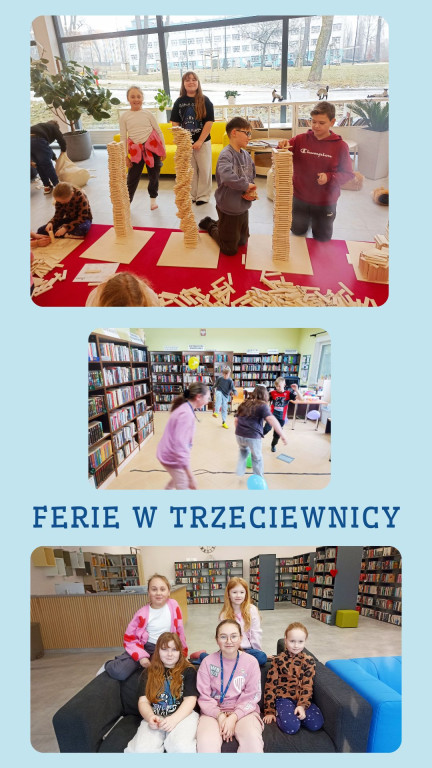 Gmina Nakło nad Notecią: Ferie w bibliotece w Trzeciewnicy