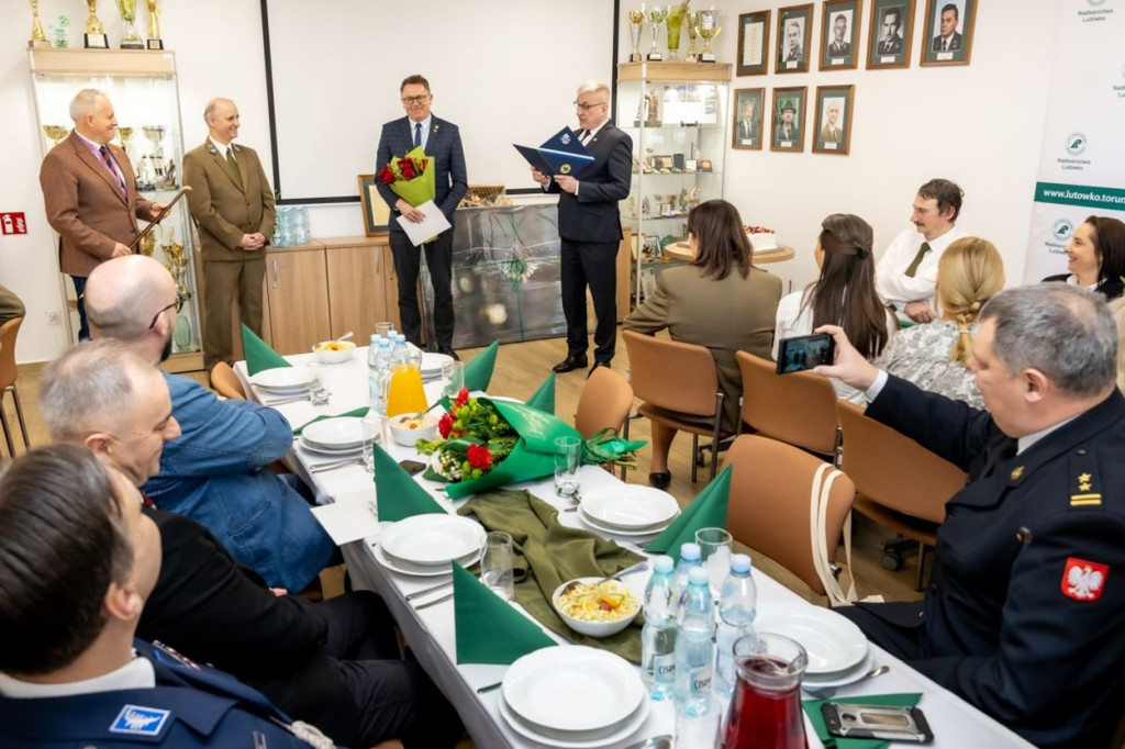 Pożegnanie Nadleśniczego Nadleśnictwa Lutówko