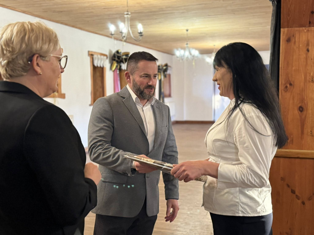 Spotkanie władz Gminy Łobżenica z sołtysami z okazji Dnia Sołtysa